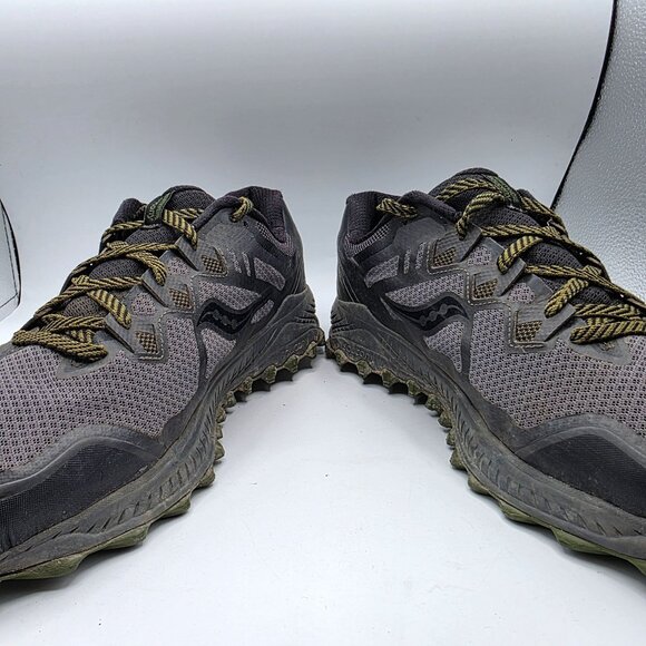 Saucony Peregrine 8 Mens Size 14 Black Green Hiking Shoes Camping Outdoors Trail main image 12